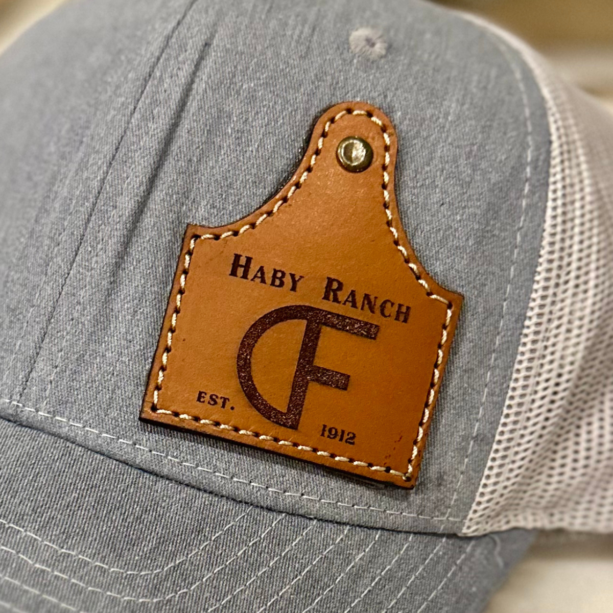 Custom Ranch/Farm Brand Cattle Tag Hat