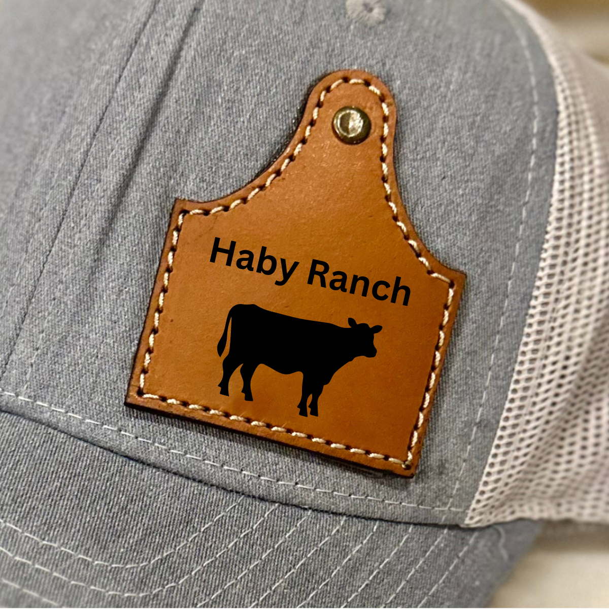 Personalized Cattle Tag Hat